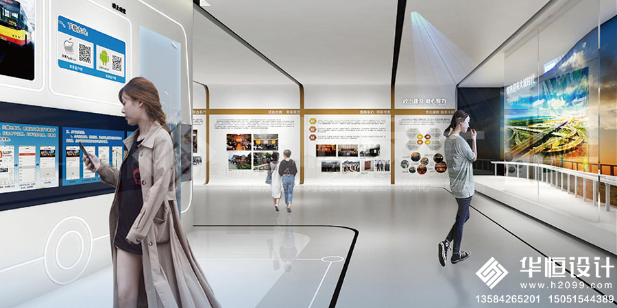 展厅空间布局设计，展厅布置方案